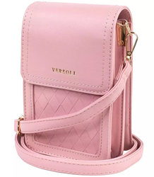 Malá sáčková kabelka s klopou s prošívanou přední stranou