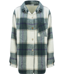 Košile Módní kostkovaná bunda