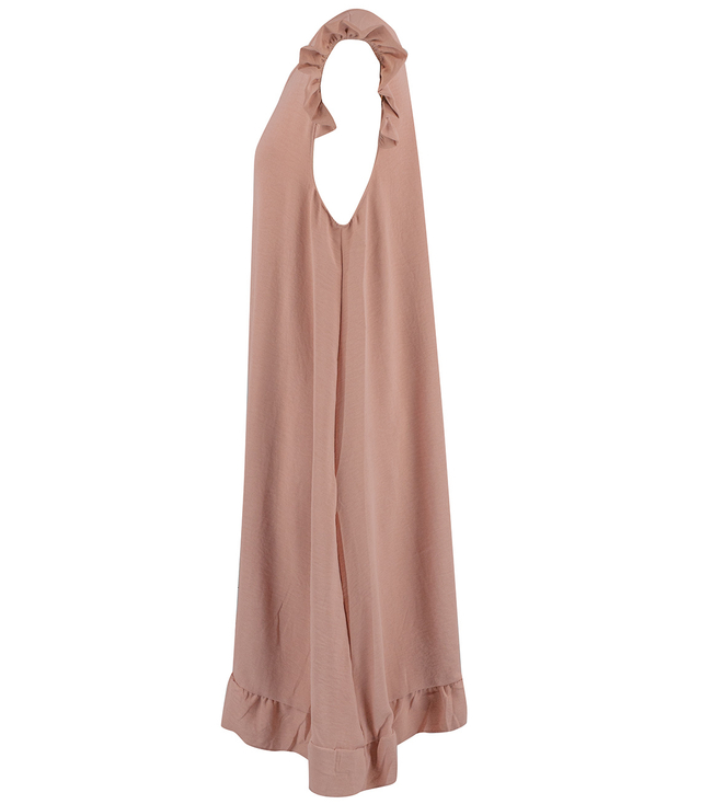 Volné letní midi šaty oversize s volány, HONEY