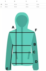 Sportovní mikina na zip s potiskem ALL OVER s kapucí