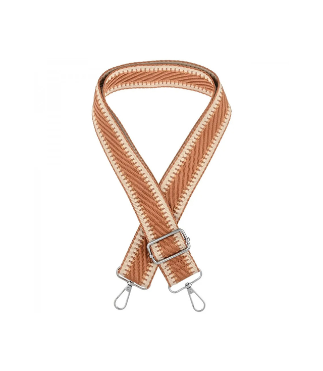Módní pletený široký popruh kabelky nastavitelný