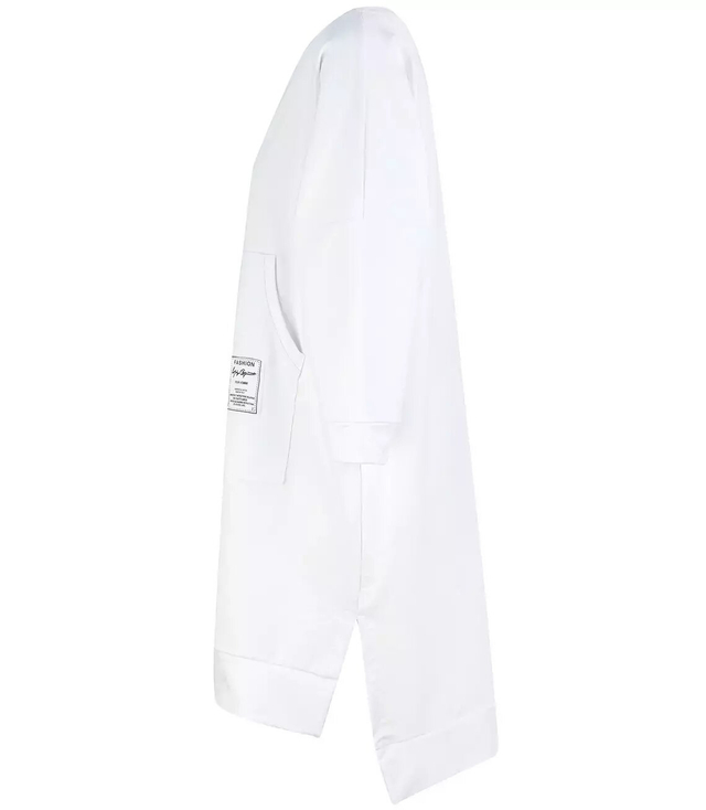 Teplákové šaty tunika halenka tenká bavlna