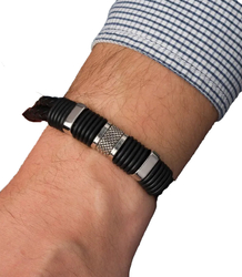 Pánské náramky ideální pro dárek pletené