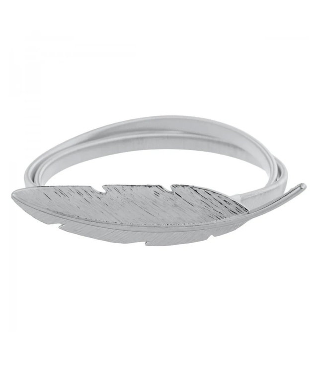 Dámský pásek s ozdobnou sponou k šatům