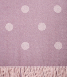 Tkaná šála šátek s puntíky 2 barvy