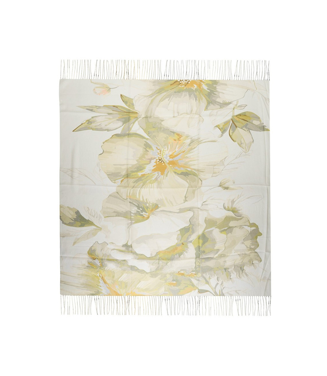 Dámský šátek s květinovým vzorem 100x100