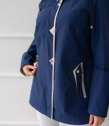 Dámská přechodná bunda s kapucí AGATA