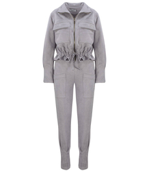 Tepláková souprava se semišovou bundou a kalhotami