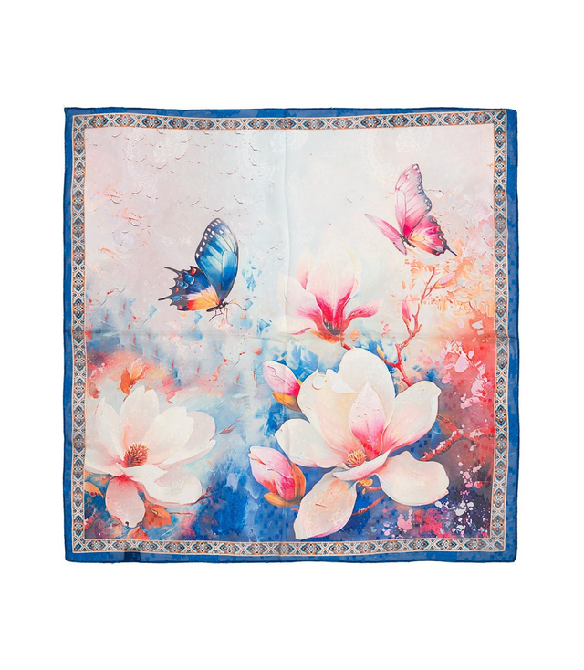 Elegantní dámská šála s šíleným vzorem 70x70