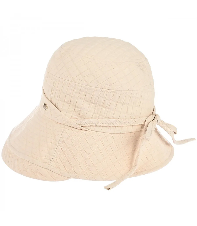 Dámský letní klobouk cloche s kšiltem 