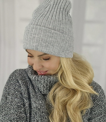 Unisex čepice Universal Beanie, žebrovaný úplet