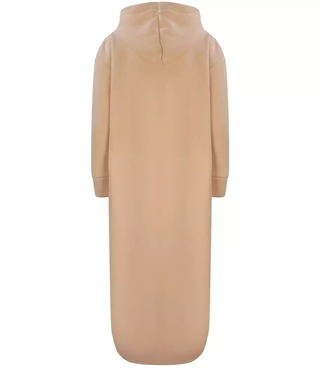 Dlouhé mikinové oversize šaty