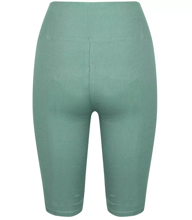 Krátké pruhované legíny plus size ELA