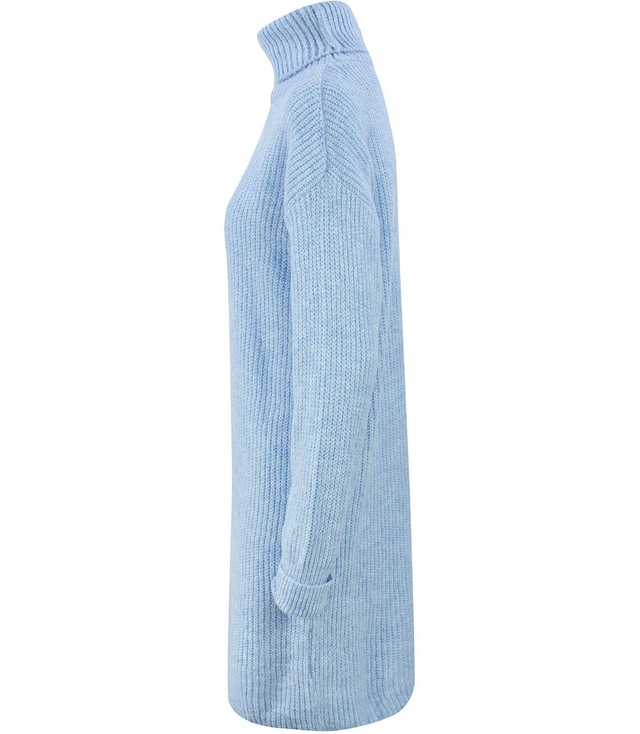 Jednobarevný pletený svetr šaty GOLF