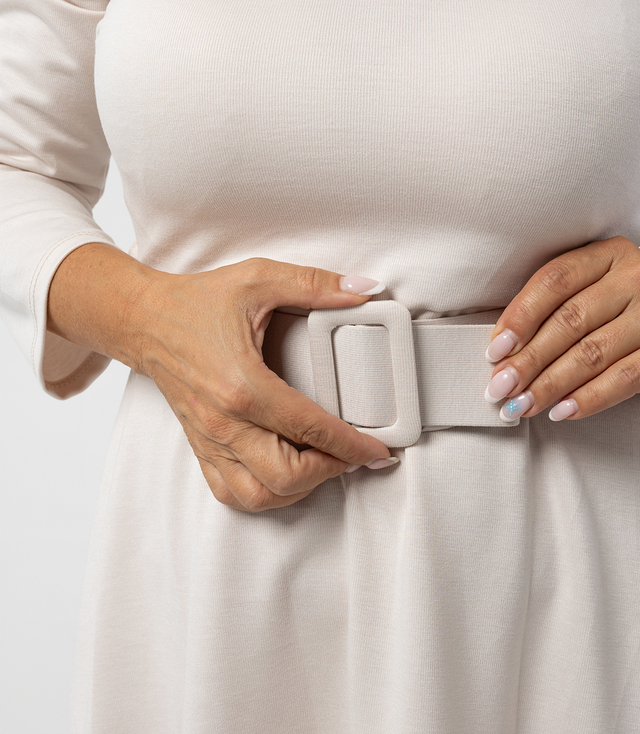 Klasické rozšířené midi šaty bez ramínek ELISE 2