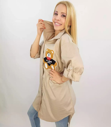 Dlouhá tunika s medvídkem