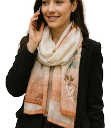 Dámský vzorovaný šátek 70x180