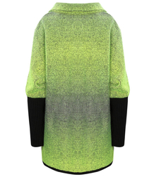 Teplý kabát bunda OMBRE svetr