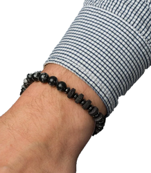 Pánský náramek s přírodními kameny