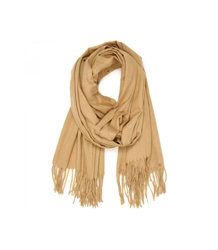 Měkká velká šála s třásněmi klasická