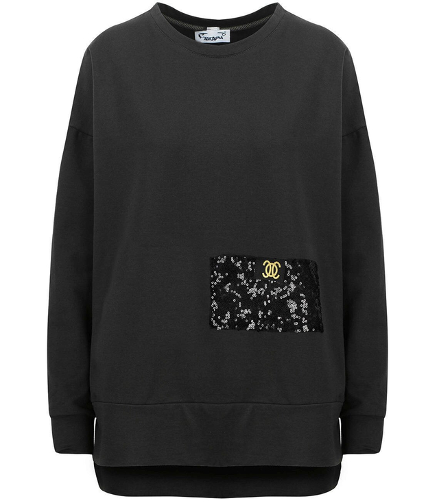 Pohodlná BLUZA s prodlouženým opěradlem CECKINS