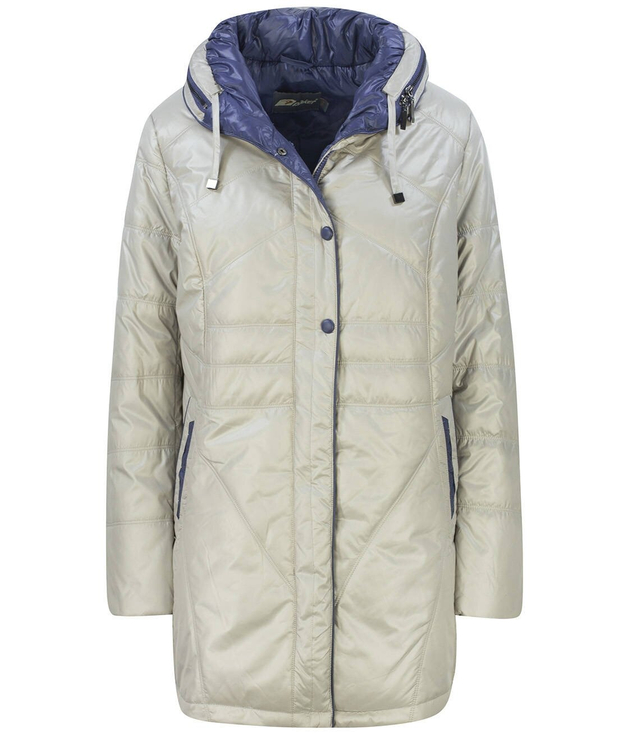 Prošívaný kabát COAT Dlouhá přechodová bunda