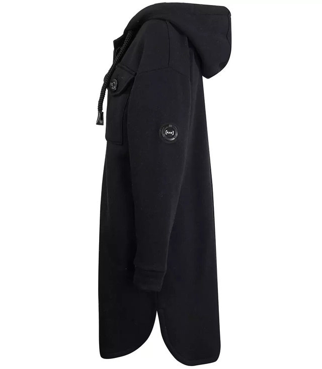 Teplá dlouhá mikina košile bunda bavlna