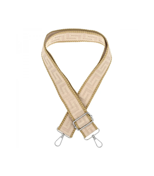 Módní pletený široký popruh kabelky nastavitelný