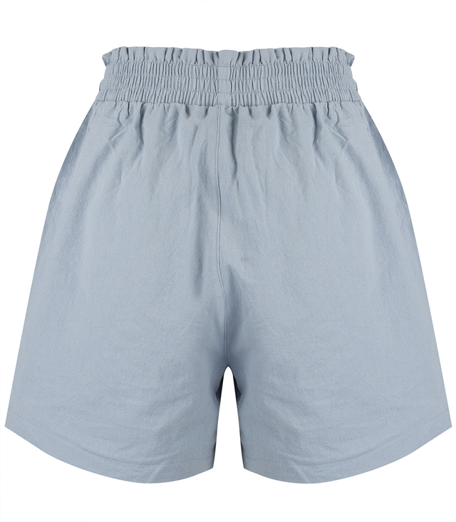 INGRID letní šortky s vysokým pasem, mačkané šortky