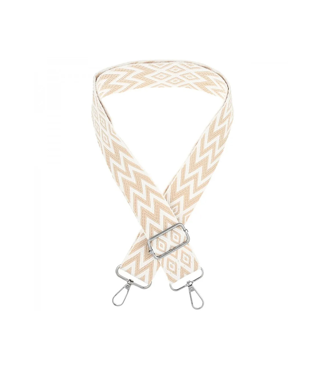 Módní pletený široký popruh kabelky nastavitelný