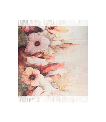 Dámský šátek s květinovým vzorem 100x100