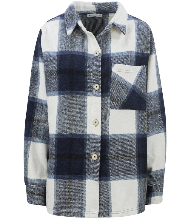 Košile Módní kostkovaná bunda