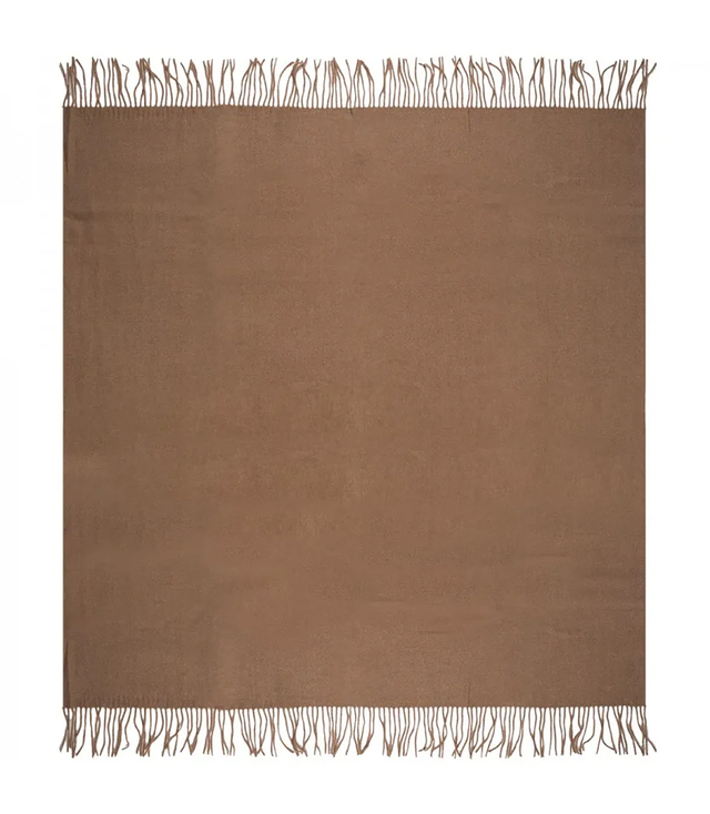 Jednobarevná šála s třásněmi GRACE