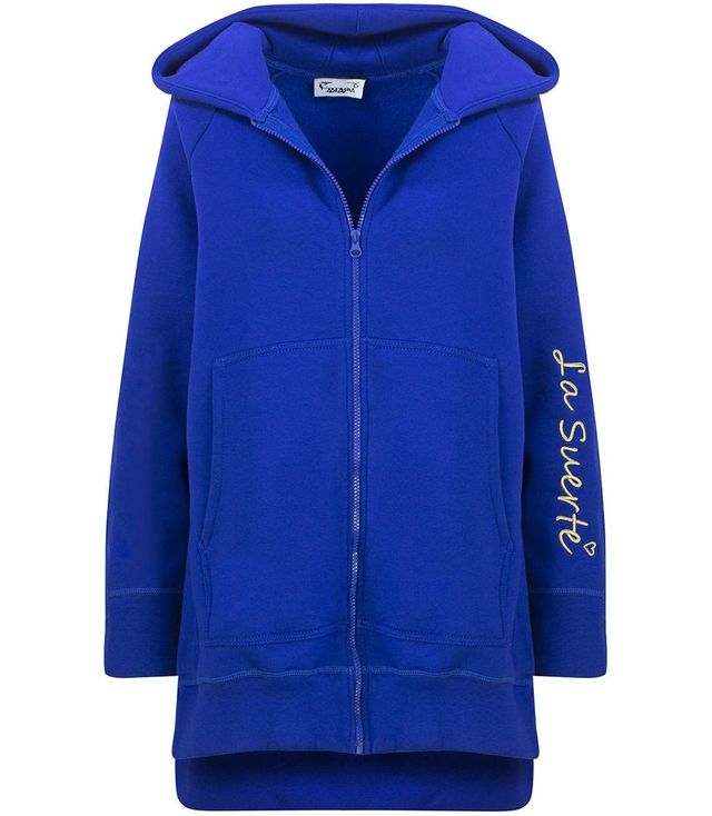 Teplá silná BLUZA s rozparkem