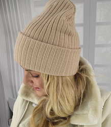 Unisex čepice Universal Beanie, žebrovaný úplet