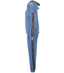 Velurová souprava DRES s opaskem