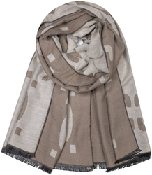 Tkaný šátek vzor CC reverzibilní