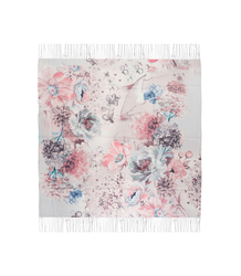 Dámský šátek s květinovým vzorem 100x100