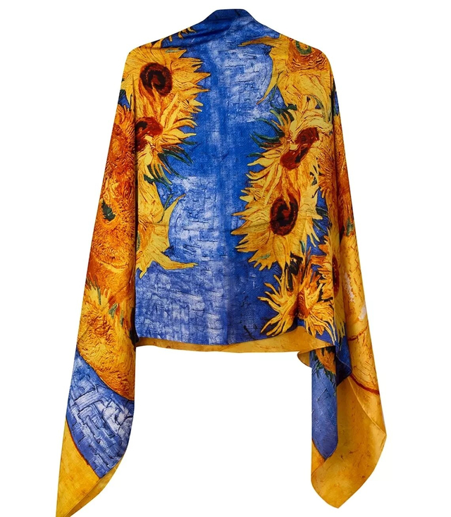 Sling jemný elegantní šátek slunečnice