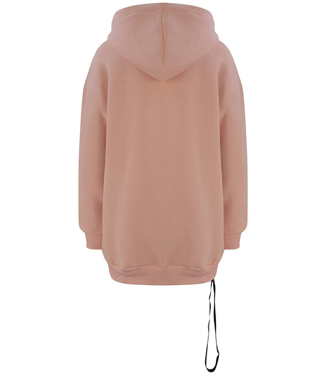 Mikina s kapucí OVERSIZE HAPPY