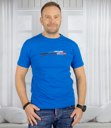 Pánské tričko s krátkým rukávem a sportovním potiskem