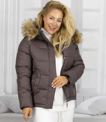 WINTER QUEEN teplá zimní bunda delší bomber bunda