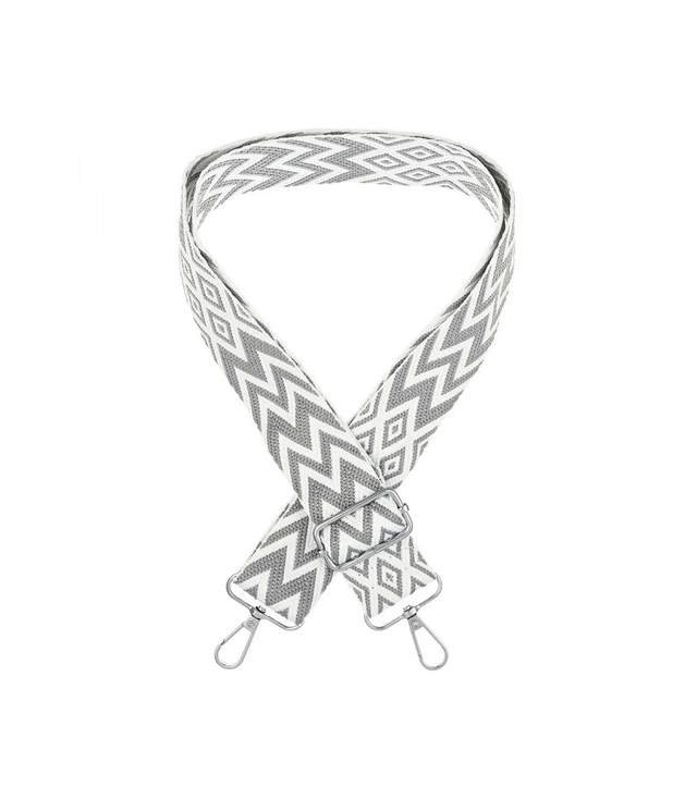 Módní pletený široký popruh kabelky nastavitelný