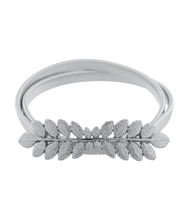 Dámský ozdobný pásek na šaty listy