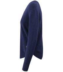 Klasický hladký teplý svetr SEREK