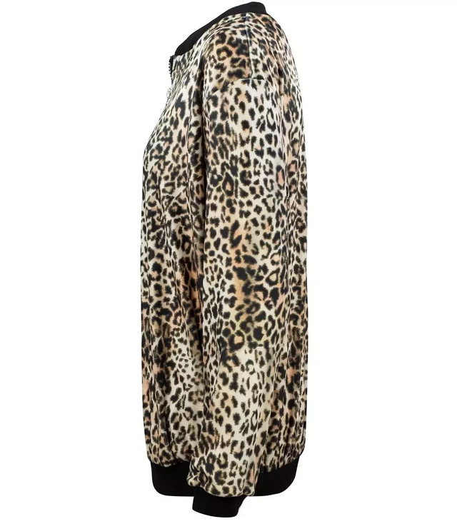 Teplá bunda bomber mikina semišová POP ART