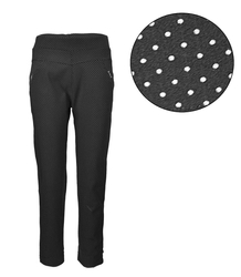 Elegantní kalhoty a'la legíny hrášek