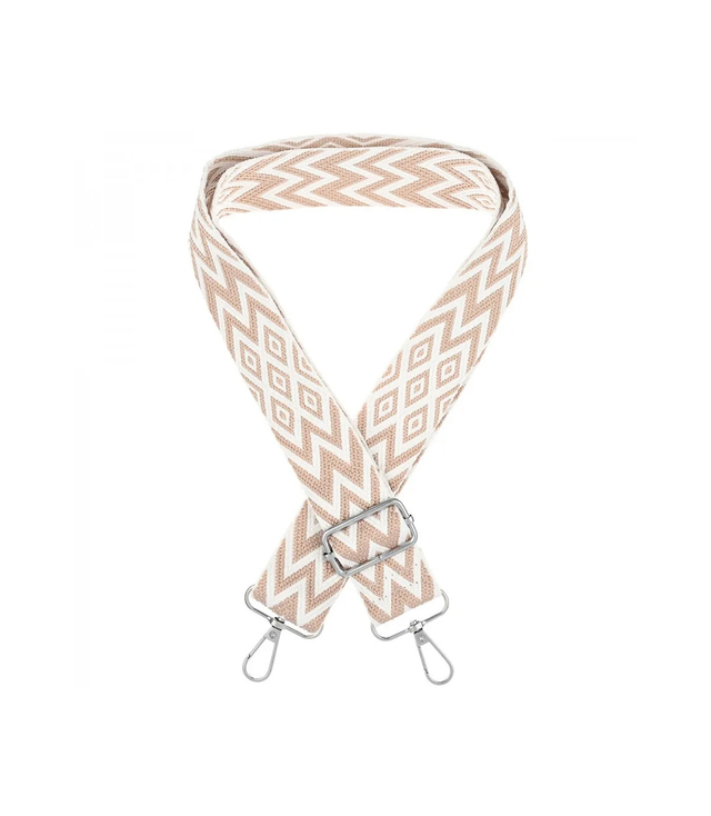 Módní pletený široký popruh kabelky nastavitelný