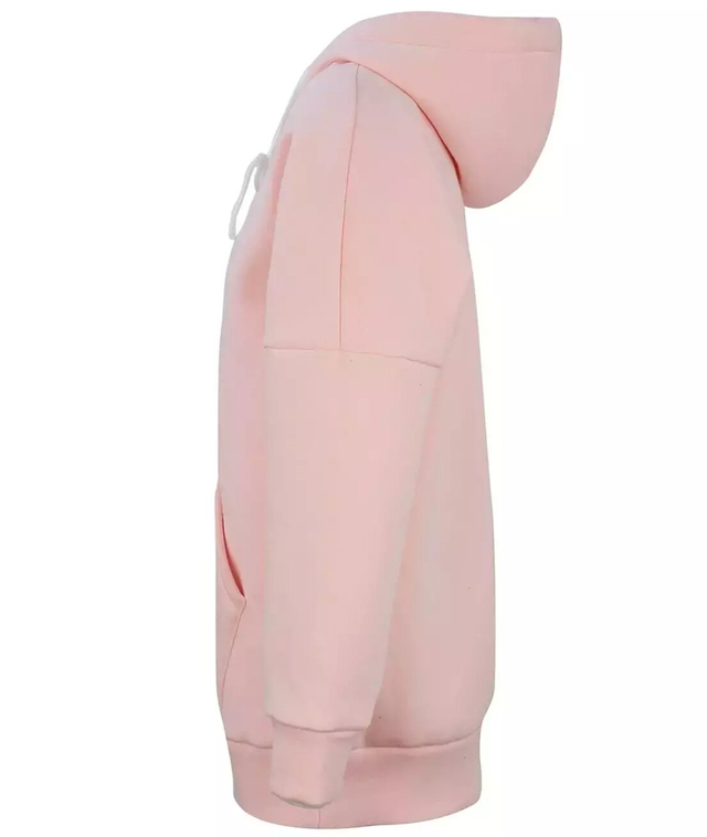 Teplá nadměrná mikina s kapucí klokanka