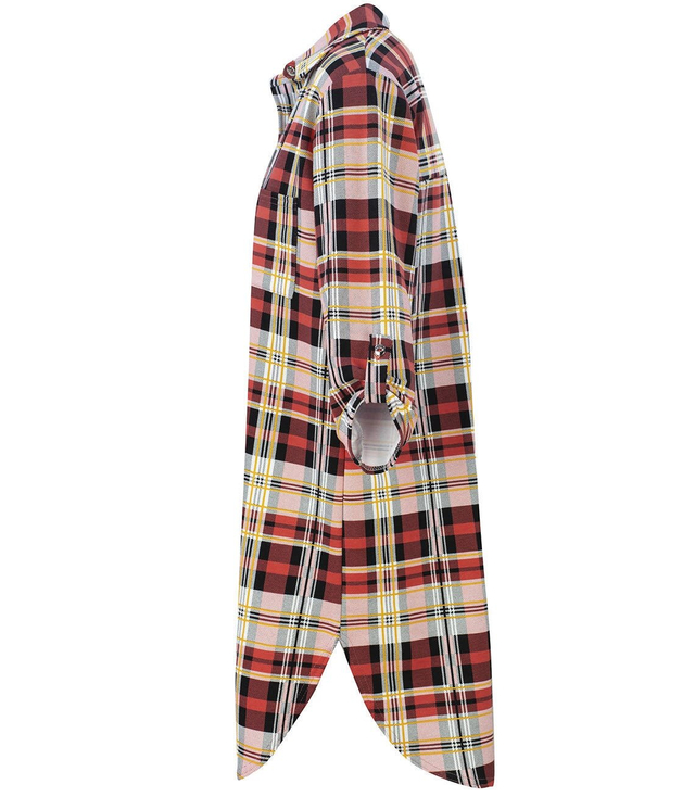 Dlouhá košile TU TUNIKA Emisette CASUAL kostkovaná